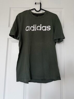 adidas Olive Green T‑Shirt